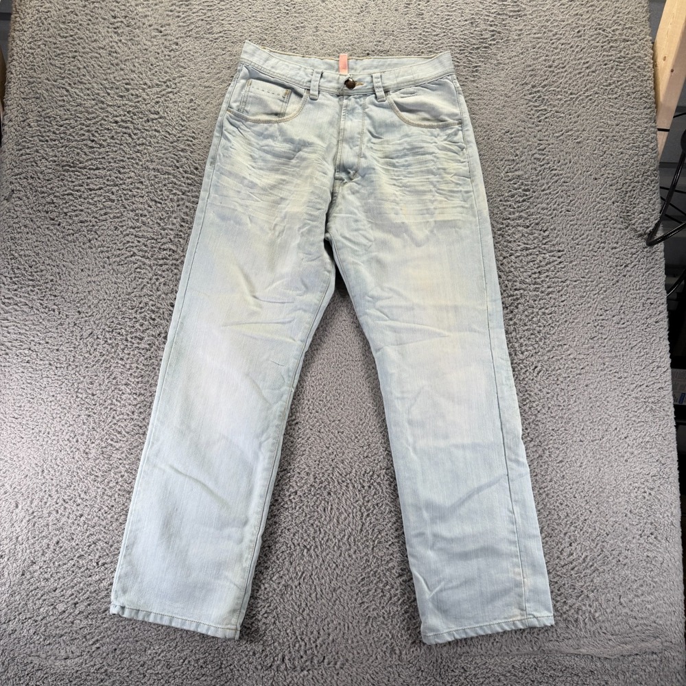 Jordan Craig Jeans Men's 32x31 Blue Cotton Denim Straight Leg Whiskered Workwear